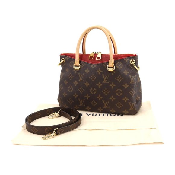 Pallas BB Monogram Canvas Shoulder Bag - Picture 1 of 10